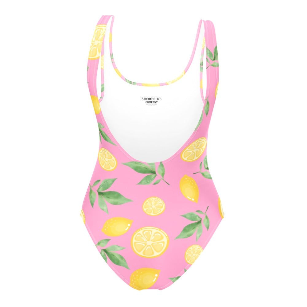 Lemon One Piece Swimsuit - Pink