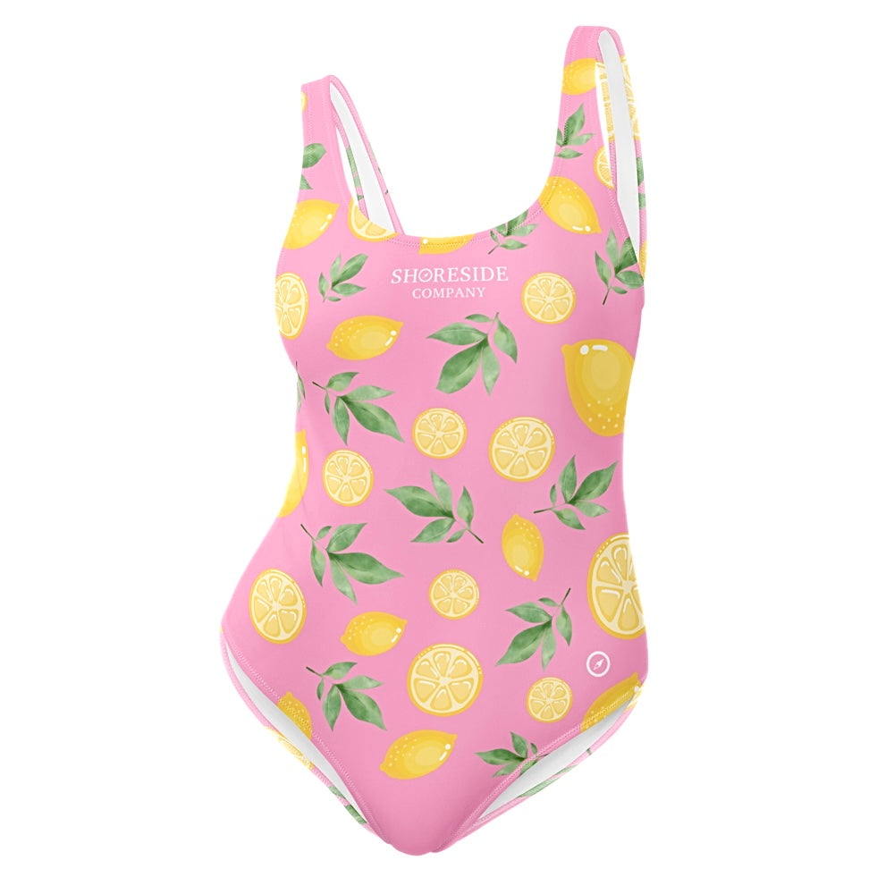 Lemon One Piece Swimsuit - Pink