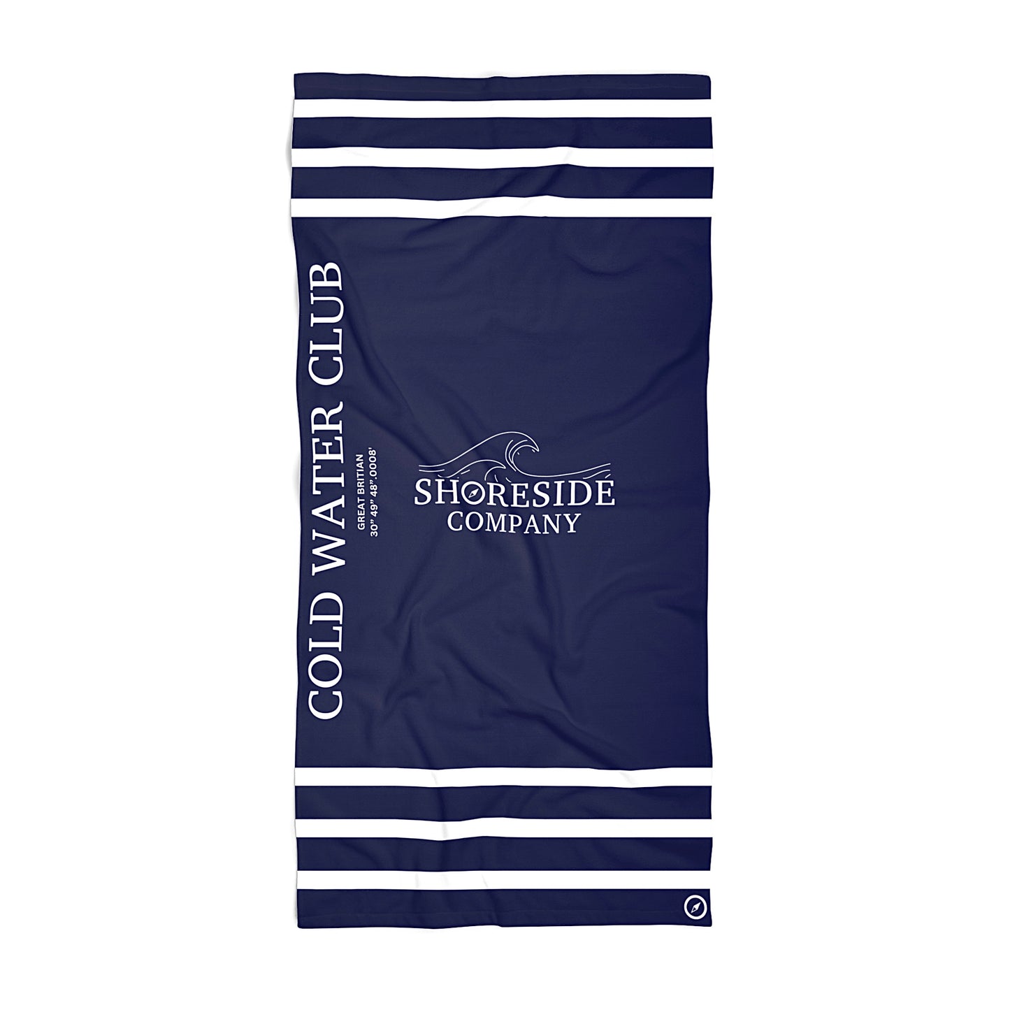 Cotton Quick Dry Towel - Cold Water Club - Navy