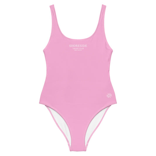 Yacht Club One Piece Swimsuit - Pink