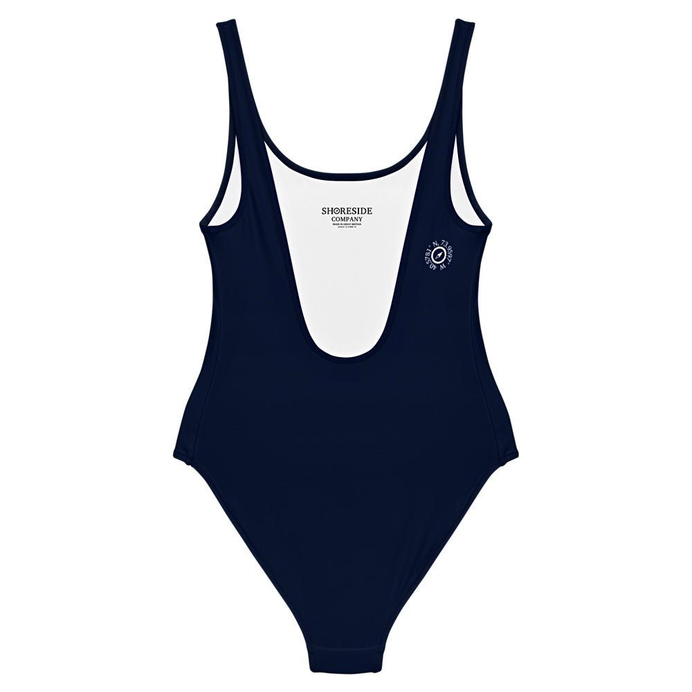 Yacht Club One Piece Swimsuit - Navy