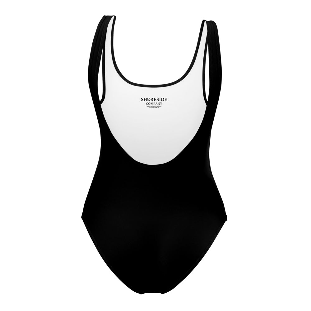 Yacht Club One Piece Swimsuit - Black