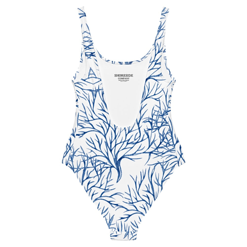 Sea Grass One Piece Swimsuit - White