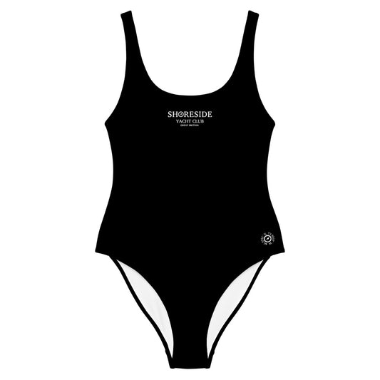 Yacht Club One Piece Swimsuit - Black