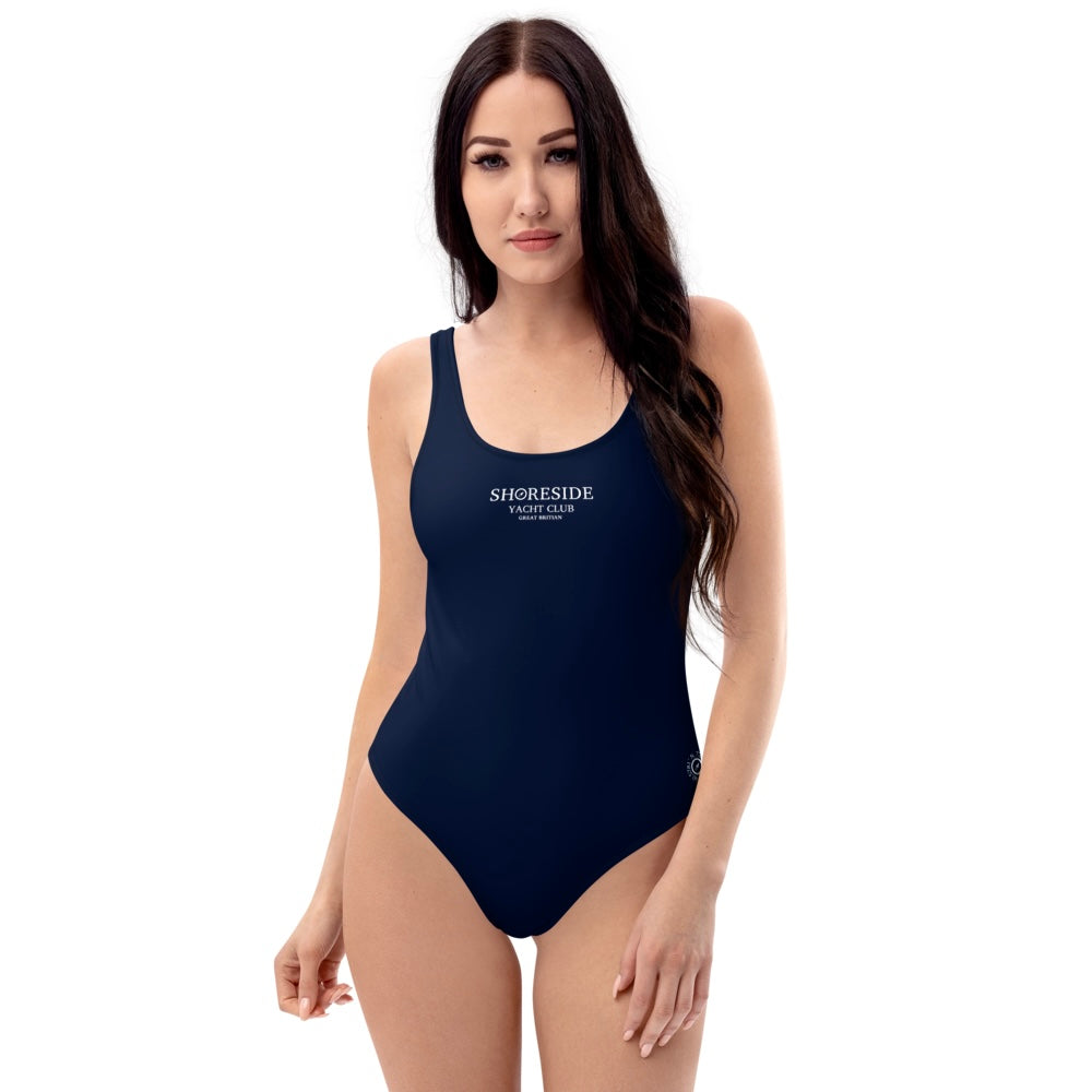 Yacht Club One Piece Swimsuit - Navy