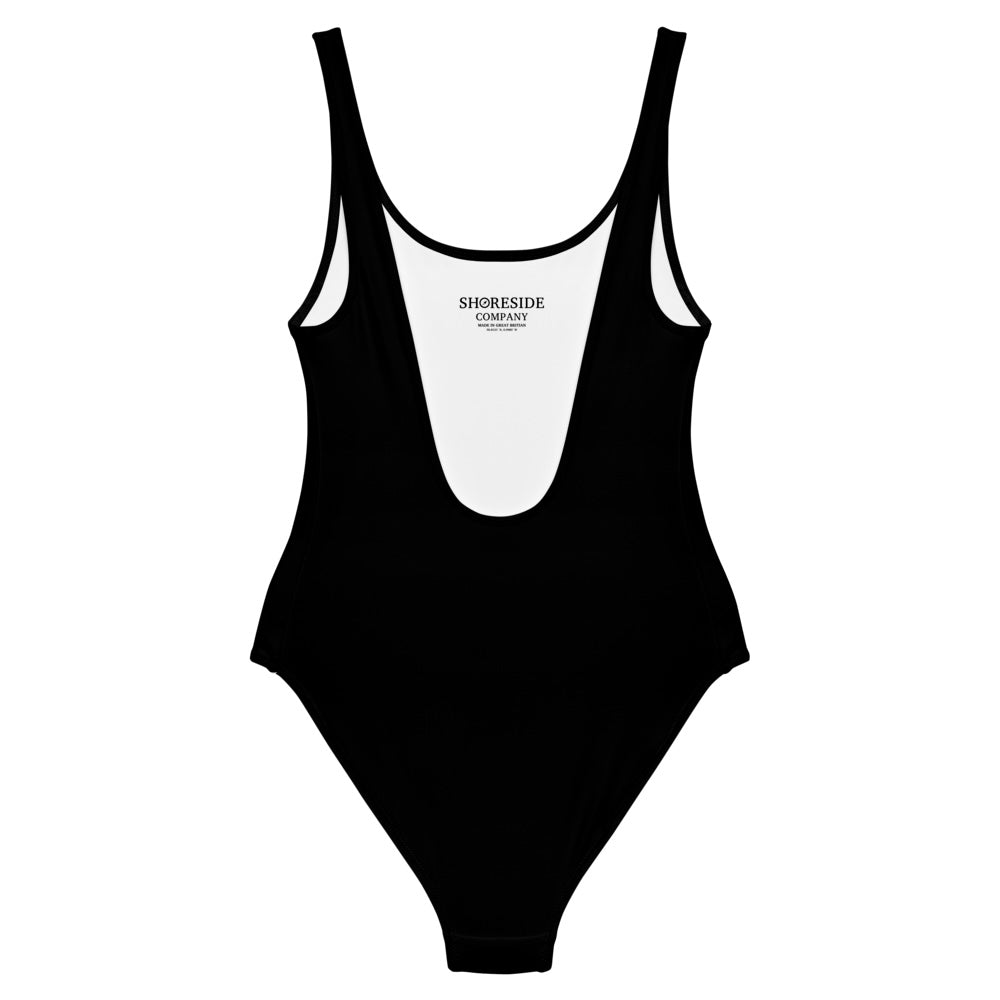 Yacht Club One Piece Swimsuit - Black