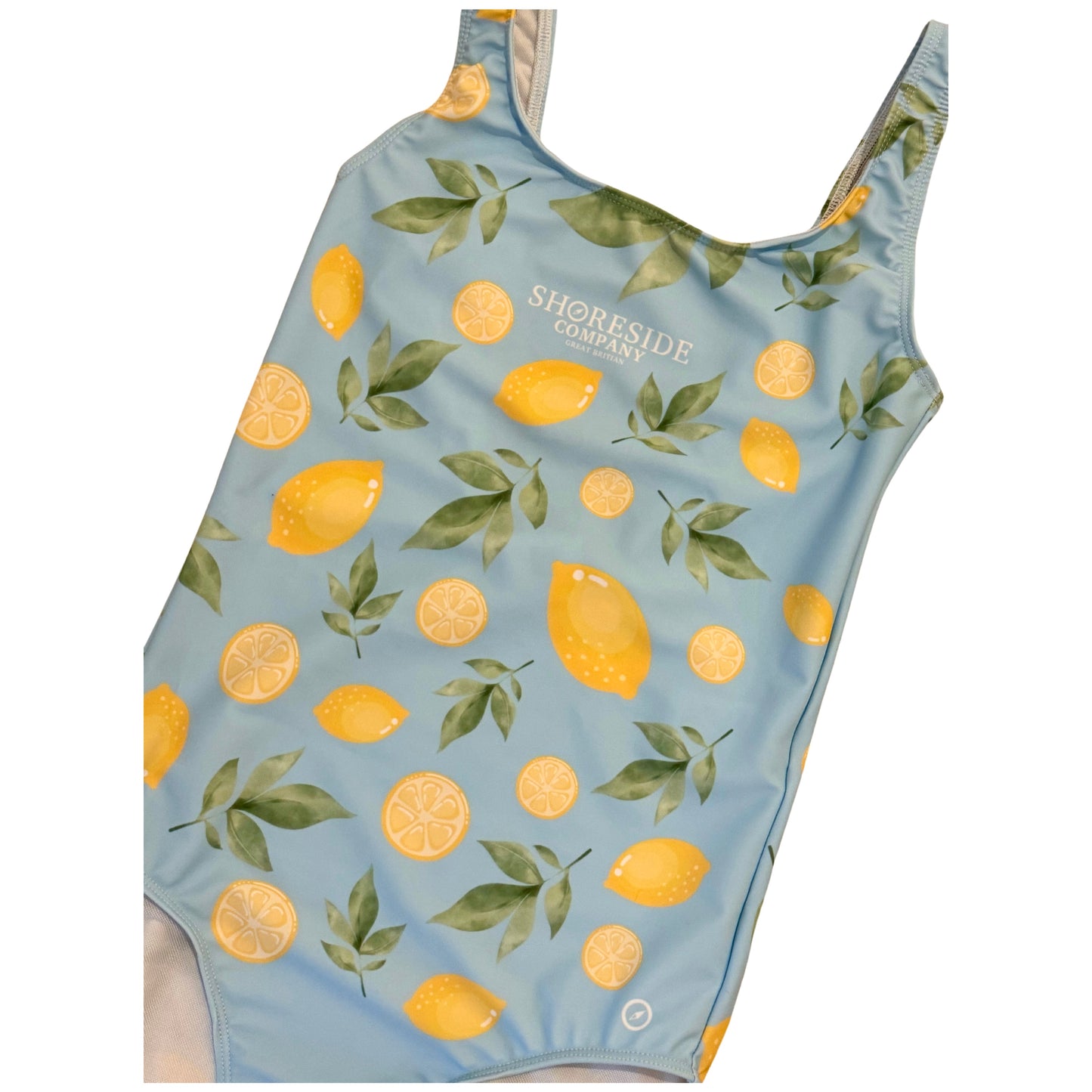 Lemon One Piece Swimsuit - Blue