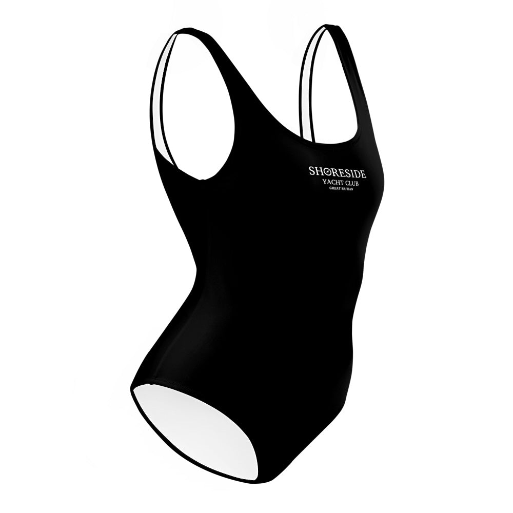 Yacht Club One Piece Swimsuit - Black