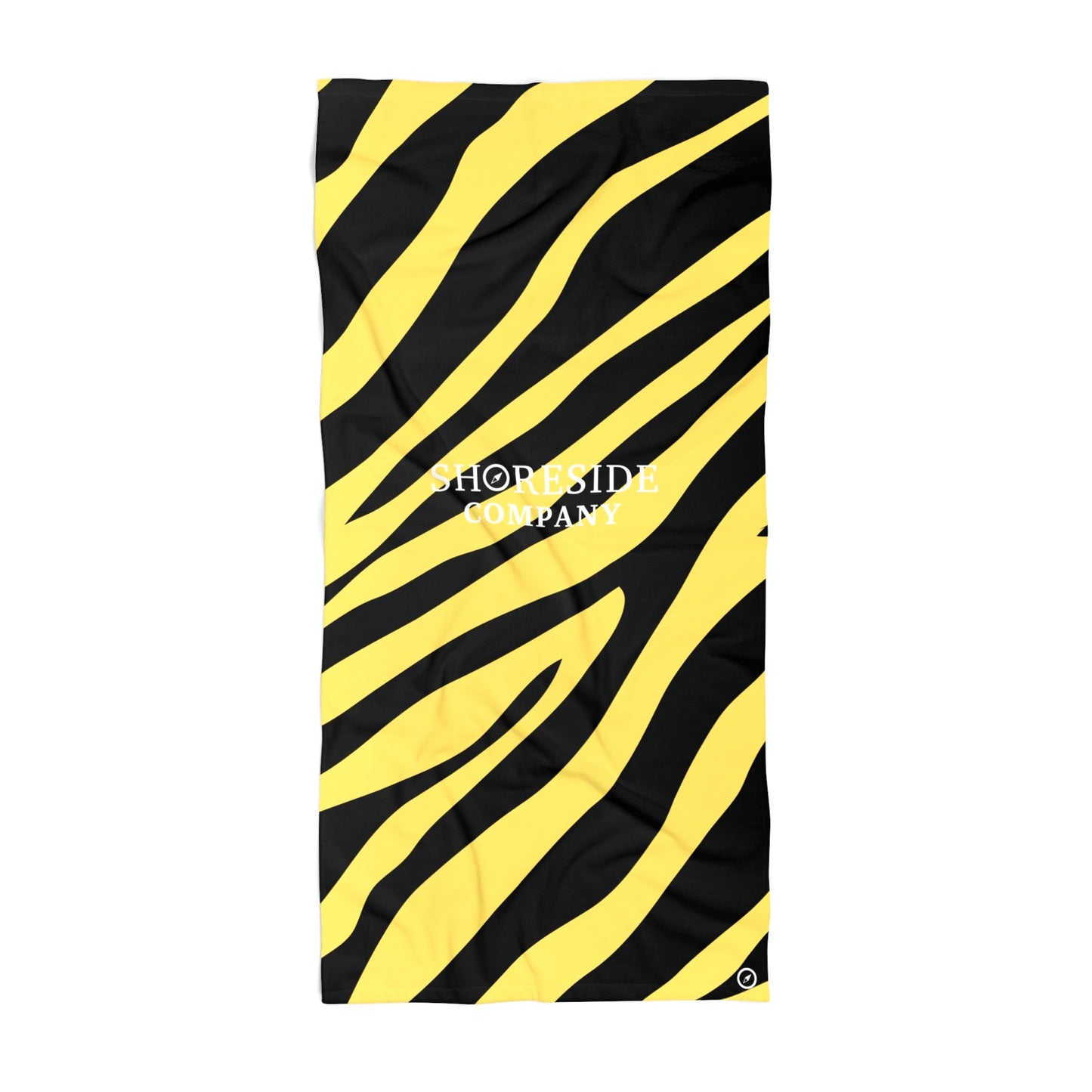 Cotton Quick Dry Towel - Tiger Print - Yellow