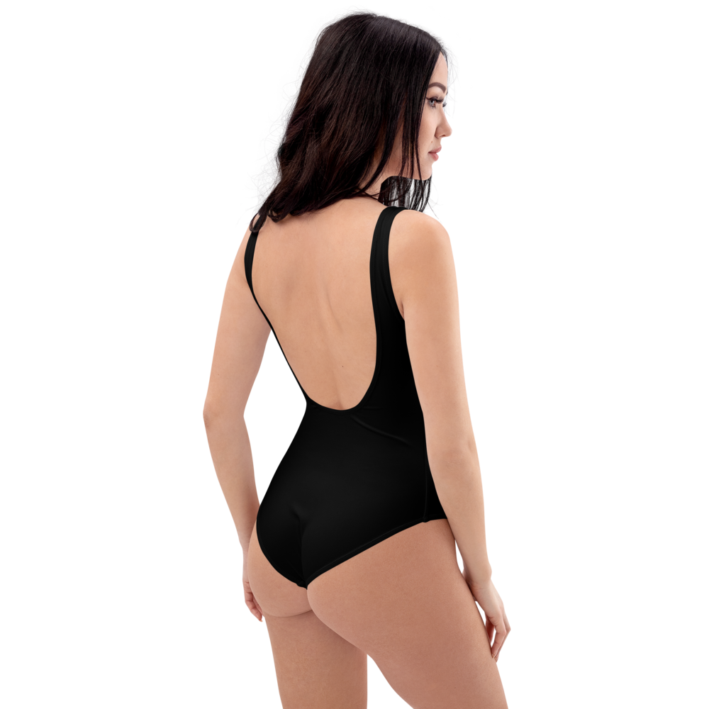 Yacht Club One Piece Swimsuit - Black