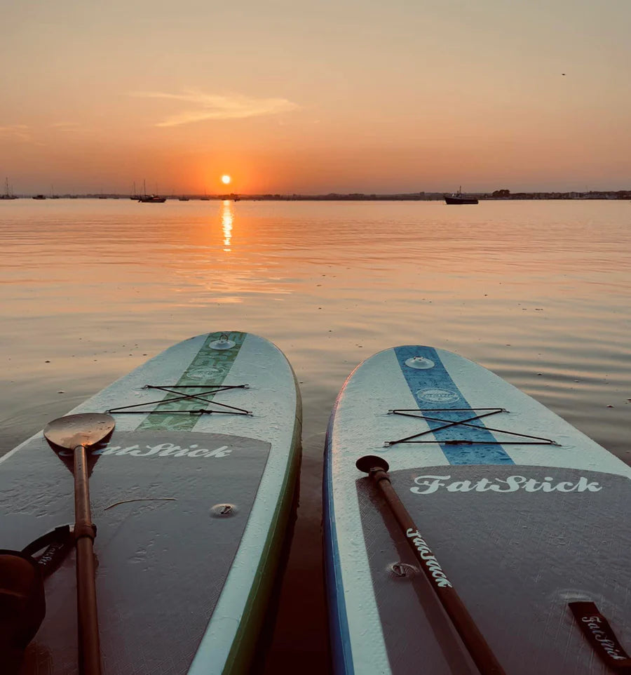 AIRSTICK 10'6 INFLATABLE SUP STAND UP PADDLE BOARD - FULL STARTER PACKAGE + FREE SHORESIDE TOWEL